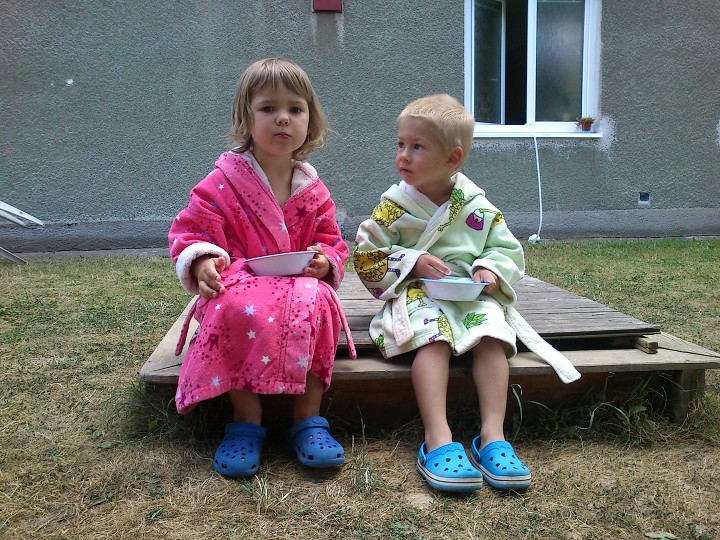 Svačinka po koupeli 