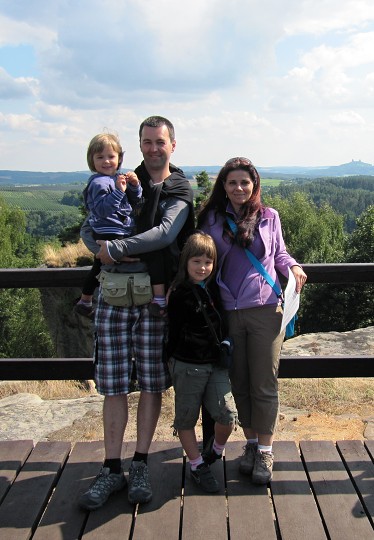 Na vyhlídce hradu Rotštejn 