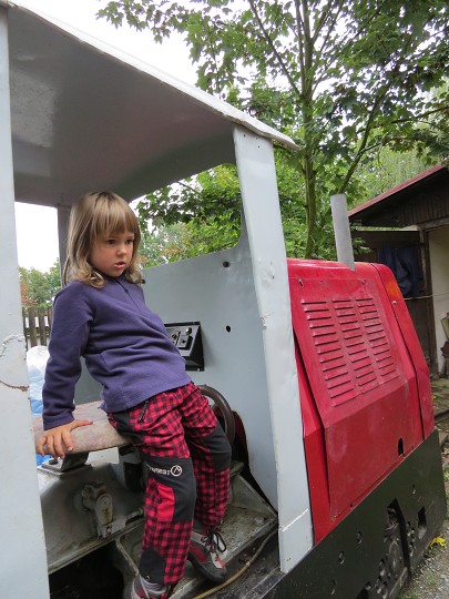 Úzkorozchodka ve Starém Plzenci 