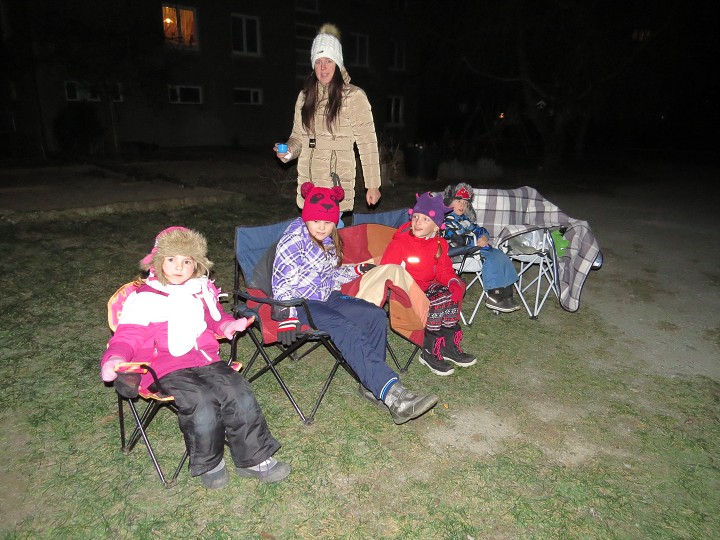 Prosincové promítání na zahradě 